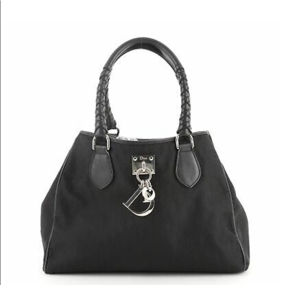 AUTHENTIC CHRISTIAN DIOR NYLON TOTE - Picture 1 of 2